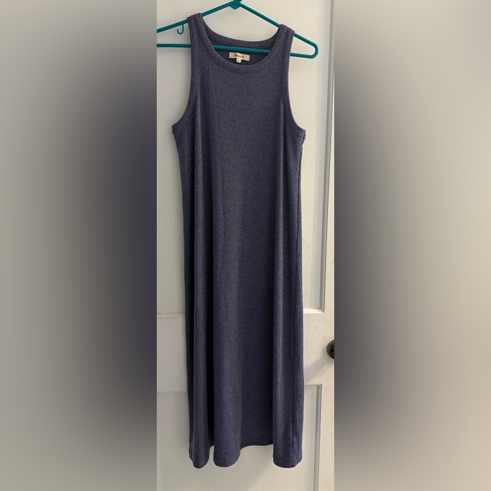 Madewell Westville Tank Midi Dress Dusty Orchid Size Medium
